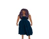 {LS} Kaylee Blue Dress