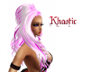 Pink and white hair
