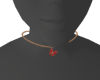 Necklace 1 Butt Red