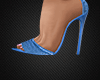 Blue Shiny Shoes