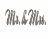 Mr mrs sign for wall