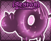 ✦ Lilac Taro Donut Cat