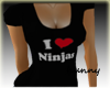 I love Ninjas Tshirt