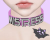 ☽ Choker Mistress Pink