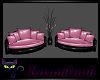 Pink Duo Couches