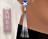 Scottish Flag Earrings
