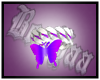 Purple Butterfly Bracelt