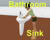 White Bathroom Sink