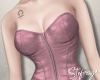 S. Corset Leather Rose