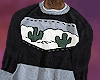 Vintage Print Sweater