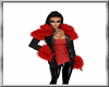 (TSH)black n red coat