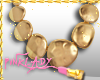 <P>Gold Stone Necklace