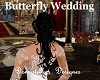 butterfly wedding hair