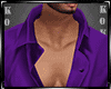Purple Open Shirt