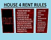 HOUSE 4 RENT RULES