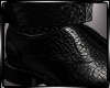 Black Sequin Suit Shoes