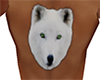 White Wolf Back Tattoo