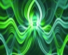 Electric Green Abstract