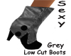 Low Cut Boots Grey