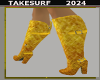 GOLD GO GO BOOTS