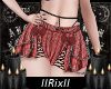 Chained Skirt RED