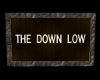 THE DOWN LOW Sign