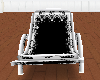 white & black chair