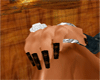 BROWN TWO TONE NAILS