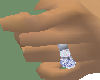Diamond & Opal Wed Ring