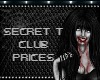 *V* Secret T. Club Price