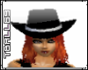 black hat red hair