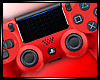 RED PS4 CONTROLLER