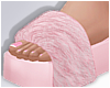 -A- Fur Slides Pink