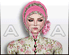 ♔ Pink Rose Gown