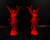Vampire Statues Red