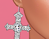 Modern Cross Earrings