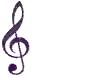 Purple Music Note