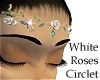 Rose Circlet - White