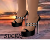 BLACK PARTY SANDALS