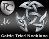 Celtic Triad Necklace M