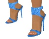Sexy Blue Sparkle Heels