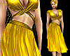 Golden skirt - knee