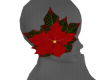 Poinsettia Hair Flower