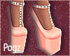 P¬ Heels. Glam Pink