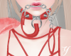 Y| Collar + Chain Red