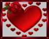 Hearts-Rose Sticker