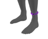 Purple Star Beads Anklet