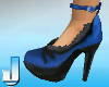 Burlesque Heels - Blue