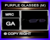 PURPLE GLASSES (M)