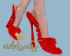 e_red fur heels